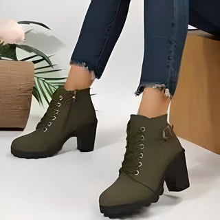 Damen Moderne Chelsea Winter Stiefel | Schnüren